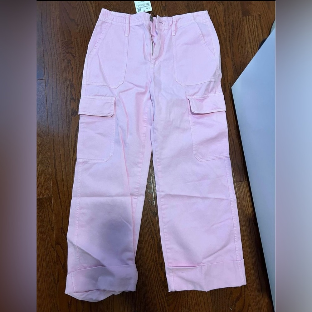 Zara pink cargo pants